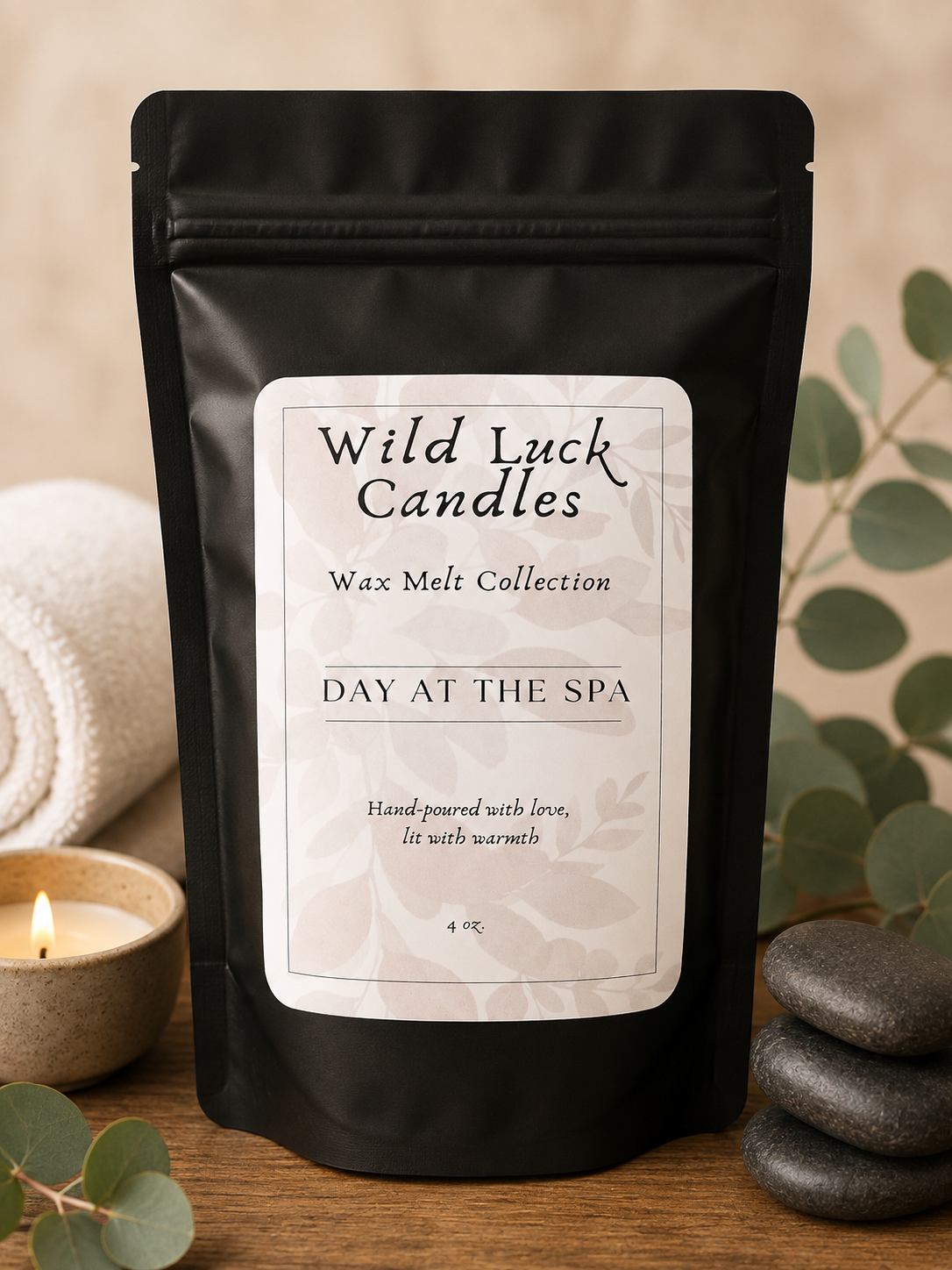 Wax Melts by Wild Luck Candles | 4 oz Hand-Poured 100% Soy Wax Melt | Choose Your Scent