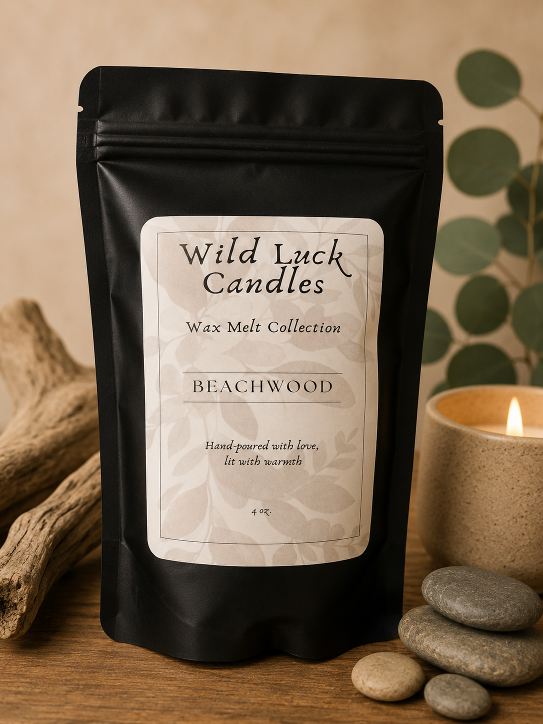 Wax Melts by Wild Luck Candles | 4 oz Hand-Poured 100% Soy Wax Melt | Choose Your Scent