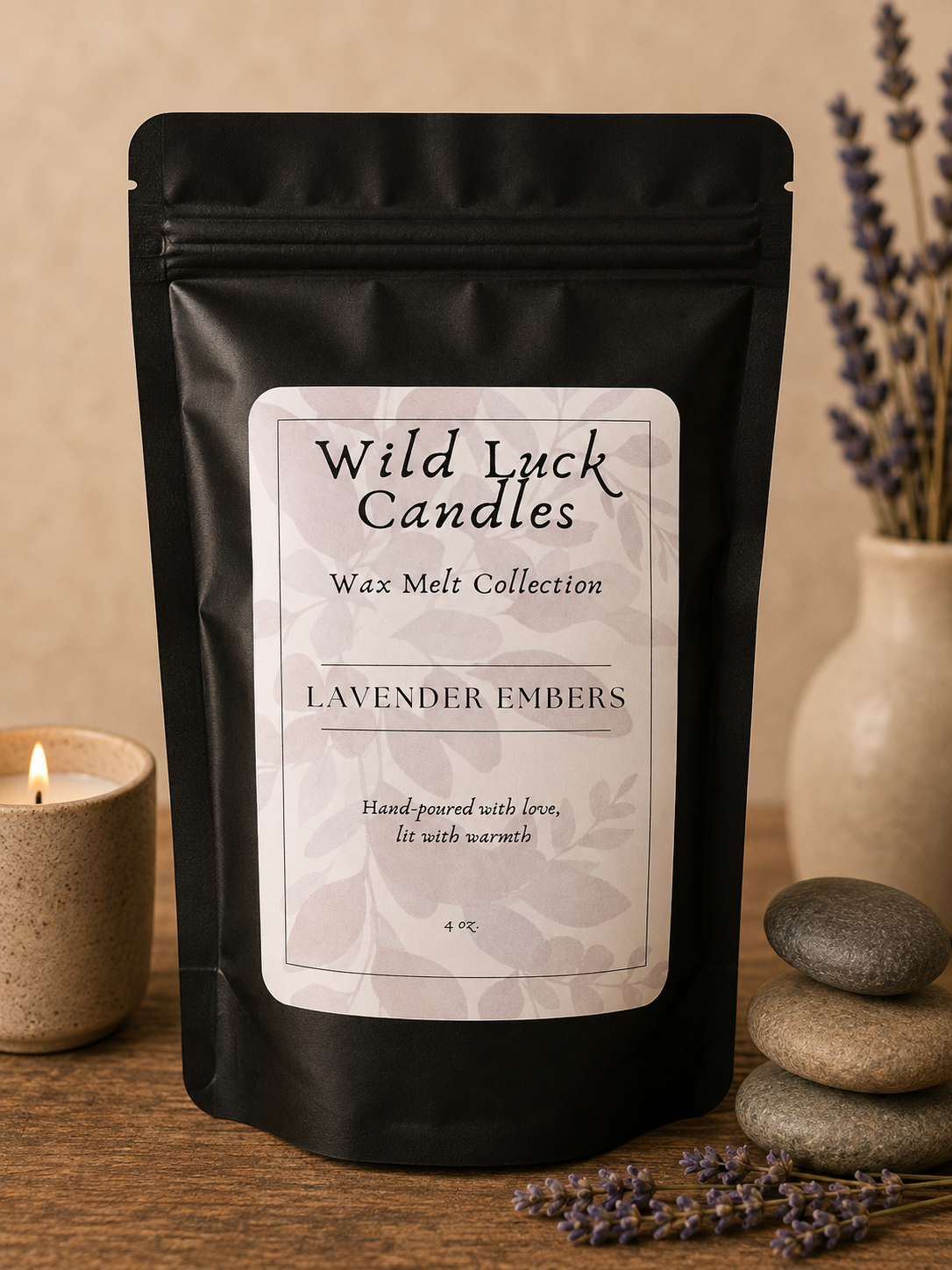Wax Melts by Wild Luck Candles | 4 oz Hand-Poured 100% Soy Wax Melt | Choose Your Scent