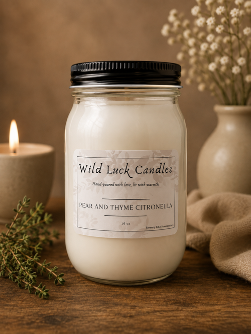Wild Luck Candles | 16 oz Hand-Poured 100% Soy Candle | Choose Your Scent