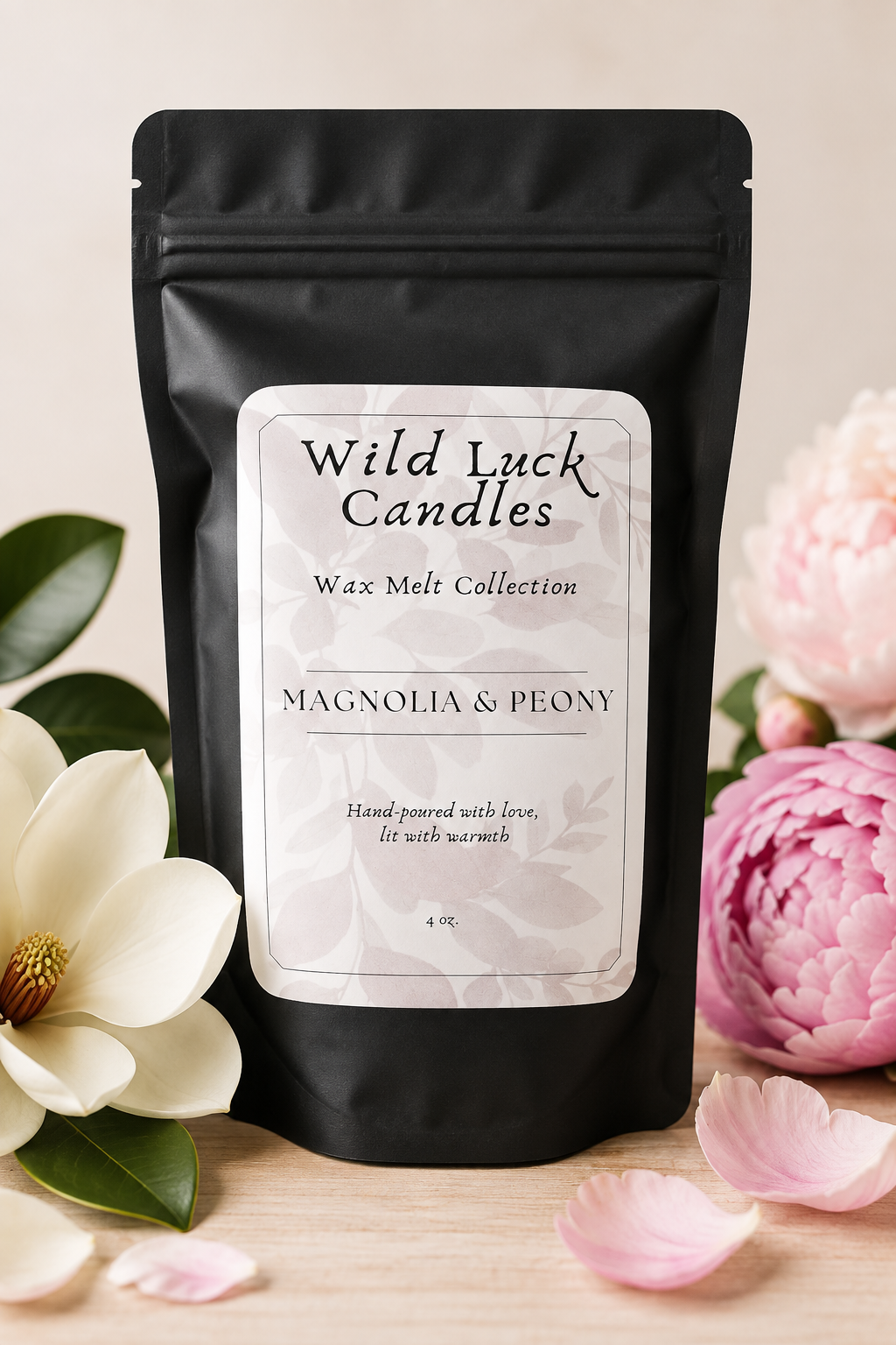 Wax Melts by Wild Luck Candles | 4 oz Hand-Poured 100% Soy Wax Melt | Choose Your Scent