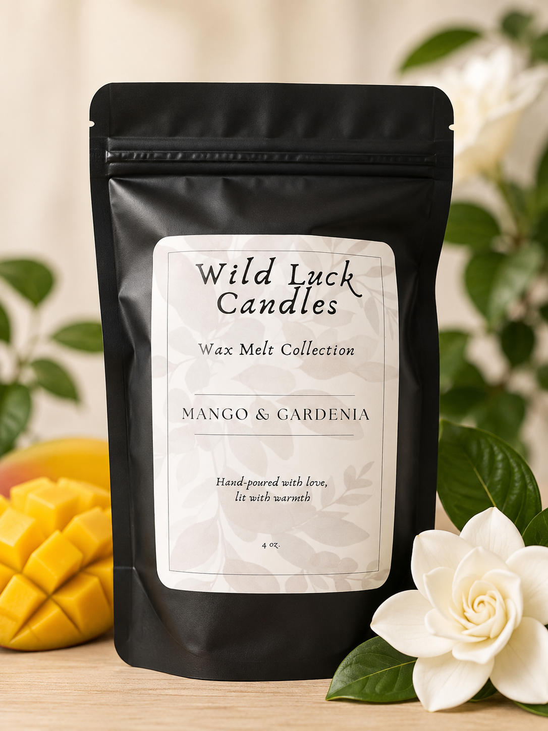 Wax Melts by Wild Luck Candles | 4 oz Hand-Poured 100% Soy Wax Melt | Choose Your Scent
