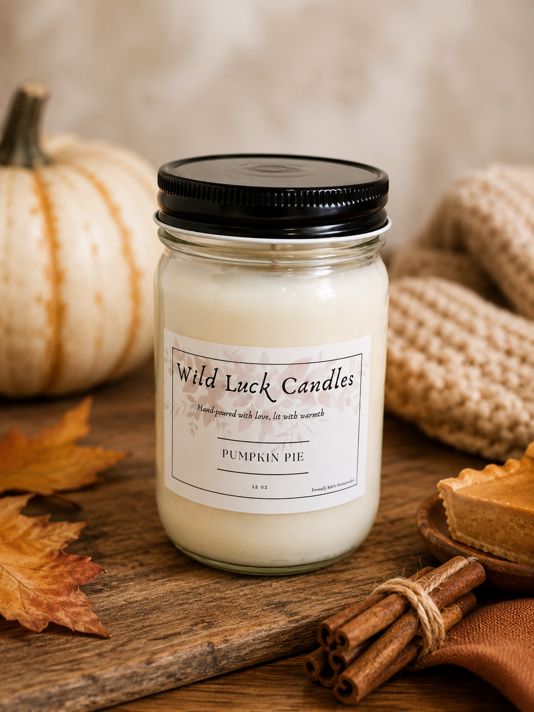 Wild Luck Candles | 12 oz Hand-Poured 100% Soy Candle | Choose Your Scent