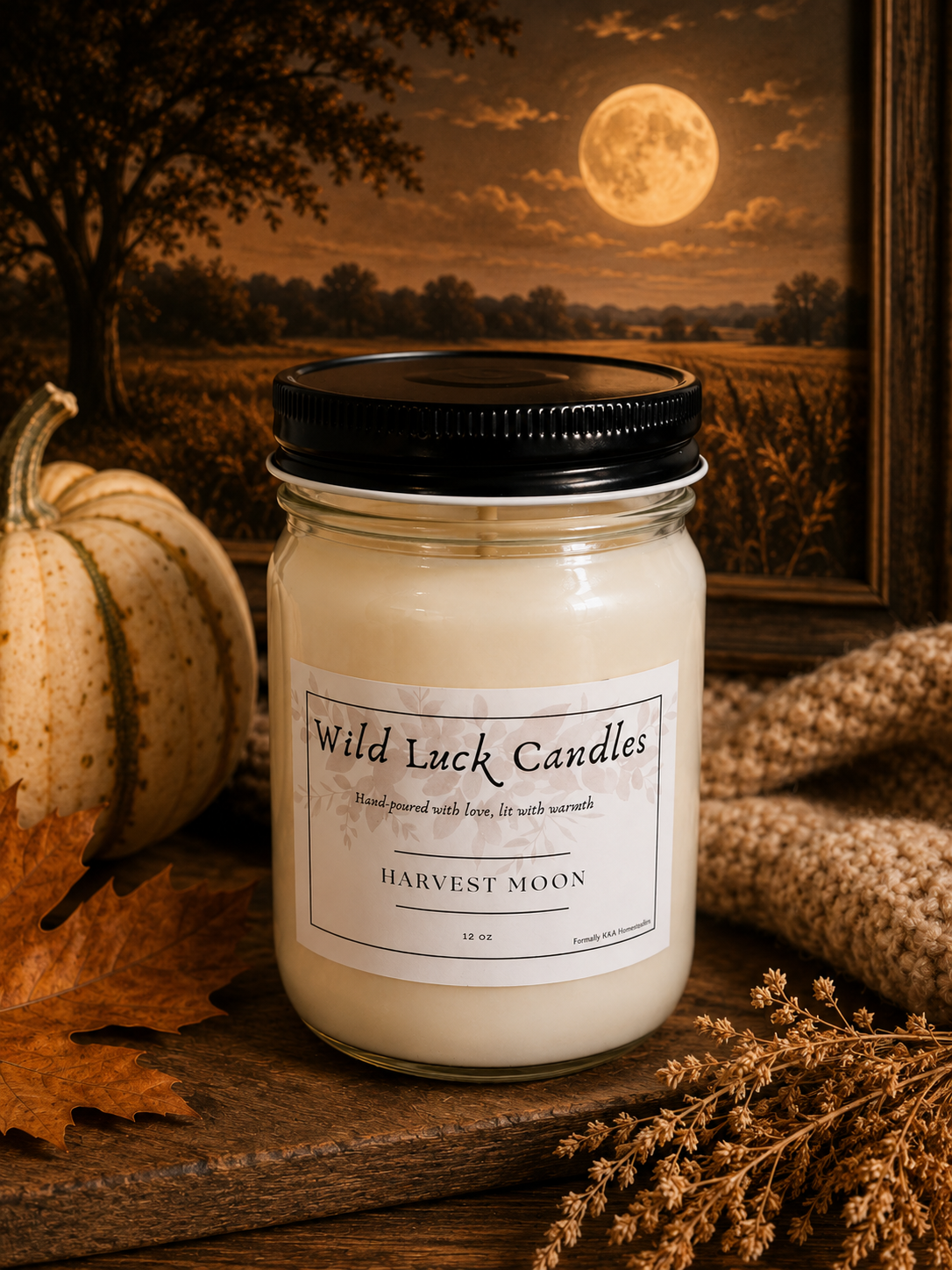 Wild Luck Candles | 12 oz Hand-Poured 100% Soy Candle | Choose Your Scent
